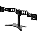 DoubleSight Displays Multi Function Flex Stand TAA - Up to 30" Screen Support - 40 lb Load Capacity - 15.5" Height x 36" Width x 9" Depth - Desktop - Black