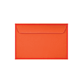 LUX Booklet 6" x 9" Envelopes, Peel & Press Closure, Tangerine, Pack Of 1,000