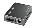 TP-Link MC100CM - Fiber media converter - 100Mb LAN - 10Base-T, 100Base-FX, 100Base-TX - RJ-45 / SC multi-mode - up to 1.2 miles - 1310 nm 1 thumbnail image