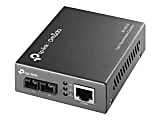 TP-Link MC100CM - Fiber media converter - 100Mb LAN - 10Base-T, 100Base-FX, 100Base-TX - RJ-45 / SC multi-mode - up to 1.2 miles - 1310 nm 1 thumbnail image