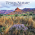 2024 BrownTrout Monthly Square Wall Calendar, 12" x 12", Texas Nature, January to December