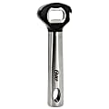 Oster Baldwin Stainless Steel Manual Bottle Opener, 6”, Silver/Black 1 thumbnail image