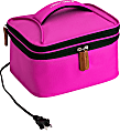 HOTLOGIC Portable Personal Expandable Mini Oven XP, 4-1/2"H x 7-1/2"W x 9-1/2"D, Pink