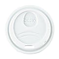 Dixie® PerfecTouch® Hot Cup Lids For 8 Oz. Cups, White, Box Of 100