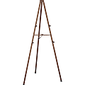 Quartet® Steel Tripod Easel, 96" x 48", Bronze