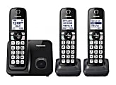Panasonic® Cordless Telephone Handsets, KX-TGD613B, Pack Of 3 Handsets 1 thumbnail image