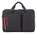 Swiss Mobility Stride Executive Briefcase With 15.6" Laptop Pocket, Black 1 thumbnail image