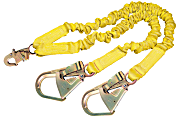 ShockWave2™ 100% Shock Absorbing Lanyard, 6 ft, Self-Locking Snap, 310 lb Capacity