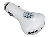 QVS - Car power adapter - 2.1 A - 2 output connectors (USB) 1 thumbnail image