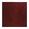 Flash Furniture Square High-Gloss Resin Table Top With Drop-Lip, 36", Mahogany