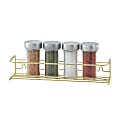 Better Houseware Chrome Spice Shelf, 2-1/4"H x 3"W x 11-1/4"D, Gold 1 thumbnail image