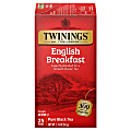 Twinings® of London English Breakfast Tea, 1.06 Oz, Carton Of 24