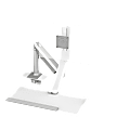 Humanscale® QuickStand Lite For Light Monitor, Single Screen Up To 11 Lb, Silver 1 thumbnail image