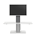 WorkPro® Perform Desk Riser By Humanscale, Single Monitor, 30"W x 29-3/16 "D, White 1 thumbnail image