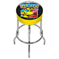 Arcade1Up Pac-Man Adjustable Stool, Black/Yellow