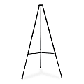 Quartet® Lightweight Telescoping Easel, Aluminum, Black