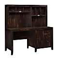Sauder® Dakota Pass Computer Desk With Hutch, Char Pine 1 thumbnail image