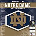 Turner Licensing® Team Wall Calendar, 12" x 12", Notre Dame Fighting Irish, January to December 2017