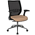 Office Star™ Pro-Line II ProGrid Fabric High-Back Chair, Angora/Black/Silver