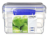 Sistema Food Storage, 1-Liter, Pack Of 2