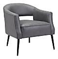 Zuo Modern Berkeley Plywood And Steel Accent Chair, Vintage Gray 1 thumbnail image