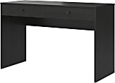 Ameriwood Home The Loft 48"W Writing Desk With 2-Drawers, Black Oak