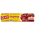 Glad® ClingWrap Plastic Wrap, 12" x 300', Clear