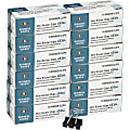 Business Source Fold-back Binder Clips - Mini - 0.6" Width - 0.25" Size Capacity - for Paper - Black - Tempered Steel - 1 Dozen/Pack - 12 / Box 1 thumbnail image
