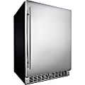 Silhouette Niagara 24" Integrated All Refrigerator - DAR055D1BSSPR - 5.50 ft³ - 5.50 ft³ Net Refrigerator Capacity - Stainless Steel - Smooth - Tempered Glass Shelf - Built-in - LED Light