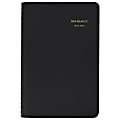 AT-A-GLANCE® Daily Academic Appointment Book Planner, 5" x 8", Black, July 2022 to June 2023, 7080705