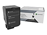 Lexmark - High Yield - black - original - toner cartridge LCCP - for Lexmark CS720de, CS720dte, CS725de, CS725dte 1 thumbnail image
