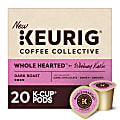 Keurig Coffee Collective Whole Hearted Single-Serve K-Cup Pods, Dark Roast Coffee, 20 Count 1 thumbnail image