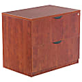 Alera® Valencia 35"W Lateral 2-Drawer File Cabinet For Computer Desk, Medium Cherry