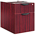 Alera® Valencia 22"D Vertical 2-Drawer Box/File Pedestal Cabinet, Mahogany
