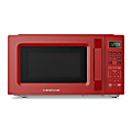 Farberware 700W Compact Countertop Microwave Oven, 0.7 Cu. Ft., Red, Total Qty 1 1 thumbnail image