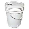 Impact Utility Polypropylene Bucket. 14-1/2”H x 11”W, White 1 thumbnail image