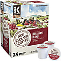 New England Coffee Single-Serve K-Cups, Medium Roast, New England Breakfast Blend, Box Of 24 K-Cups