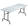 Iceberg IndestrucTable TOO™ 1200-Series Folding Table, 72"W x 30"D, Platinum