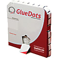 Glue Dots® Super High Tack Glue Dots, Low Profile, 1/4", Clear, Pack Of 4,000