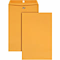 Quality Park Gummed Kraft Clasp Envelopes - Clasp - #94 - 9 1/4" Width x 14 1/4" Length - 28 lb - Gummed - Kraft - 100 / Box - Kraft