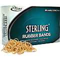 Alliance Rubber 24105 Sterling Rubber Bands, Size #10, 1 1/4" x 1/16", Natural Crepe, Approximately 5000 Bands 1 thumbnail image