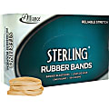 Alliance Rubber 24625 Sterling Rubber Bands, Size #62, 2 1/2" x 1/4", Natural Crepe, Approximately 600 Bands 1 thumbnail image