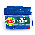 Scotch-Brite Zero Scratch Sponges, 9 Scrubbing Sponges, Great For Washing Dishes and Cleaning Kitchen