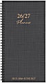 Willow Creek Press Academic Weekly/Monthly Spiral Planner, 3-1/2" x 6-1/2", Graphite Grid, July 2026 - June 2027, Total Qty 1 1 thumbnail image