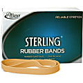 Alliance Rubber 25055 Sterling Rubber Bands, Size #105, 5" x 5/8", Natural Crepe, Approximately 70 Bands