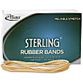 Alliance® Rubber 25405 Sterling Rubber Bands, 7" x 0.125", Natural Crepe, 1 lb.