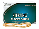 Alliance® Rubber 25405 Sterling Rubber Bands, 7" x 0.125", Natural Crepe, 1 lb. 1 thumbnail image