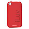 iLuv® Silicone Case For iPhone® 3GS, Red 1 thumbnail image
