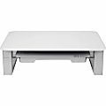 Quartet® Dry-Erase Board Desktop Monitor Riser, 4-3/8”H x 12-3/4”W x 16-3/8”D, White