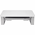 Quartet® Dry-Erase Board Desktop Monitor Riser, 4-3/8”H x 12-3/4”W x 16-3/8”D, White 1 thumbnail image